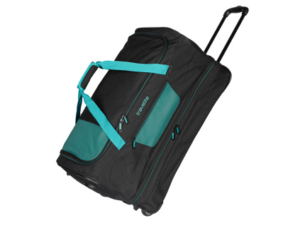 Travelite Basics Cestovní taška na kolečkách 70cm Černá/Modrá