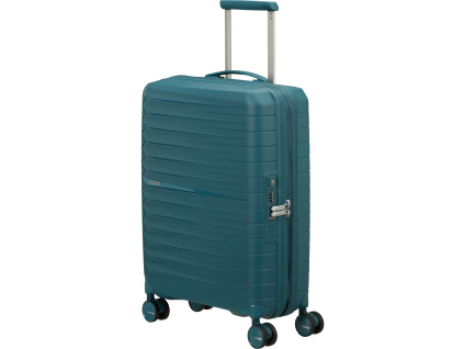 American Tourister FastForward Spinner 55cm Modrá Totally Teal rozšiřitelný