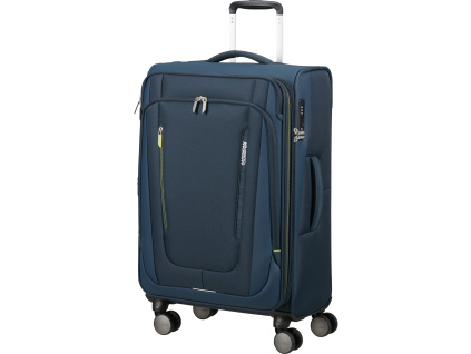 American Tourister WANDERLITE Spinner 68cm Modrá Dark Navy Rozšiřitelný 73/81L