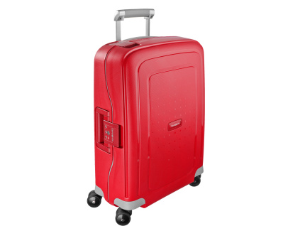 319 2 samsonite s cure spinner 55cm cervena