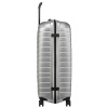 1036 4 samsonite skorepinovy kufr proxis l stribrna 98 l