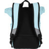 12753 2 travelite basics batoh roll up plane modry light blue 19l