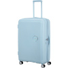 American Tourister Soundbox 77cm Modrá Pastel Blue rozšiřitelný