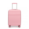 Kono 2484 Kufr spinner 55cm Růžový ABS/Polykarbonát