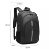 4516 1 kono e1972 batoh na notebook 15 6 s reflexnimi prvky cerny s usb