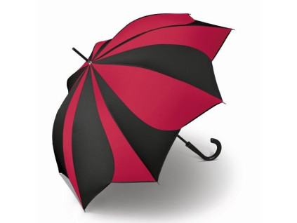 15496 1 pierre cardin destnik dlouhy automaticky cerny cerveny 89cm 106cm