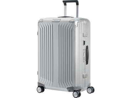 Samsonite Lite-Box Alu Spinner, 69cm Strieborná