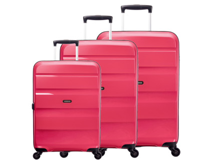 16813 american tourister bon air sada 3 kufru 55 66 75cm ruzova azalea pink