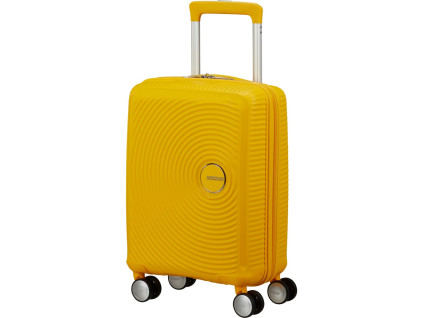 17367 3 american tourister soundbox mini 47cm spinner zluta