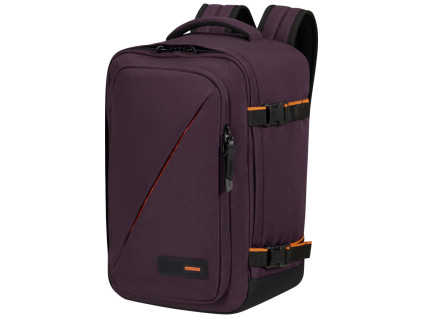 17619 american tourister take2cabin batoh s 40cm fialovy dark plum 24l