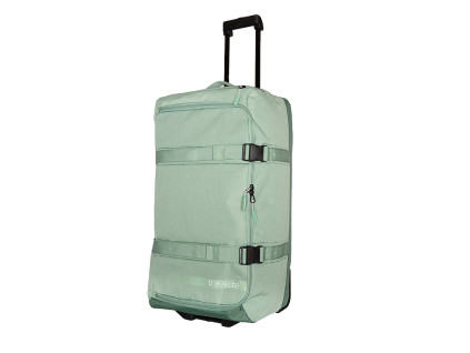 15544 travelite cestovni taska na koleckach kick off 68cm zelena sage