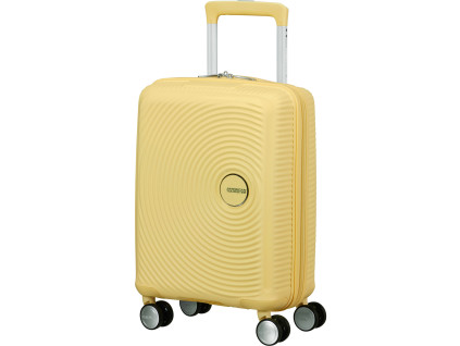 19285 5 american tourister soundbox mini 47cm spinner zluta pastel yellow