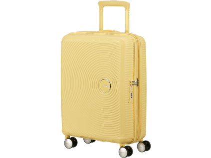 18910 2 american tourister soundbox 55cm zluty pastel yellow rozsiritelny