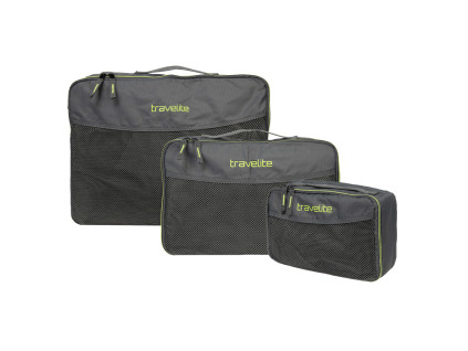 19810 travelite sada 3 ks cestovnich organizeru do kufru antracitova