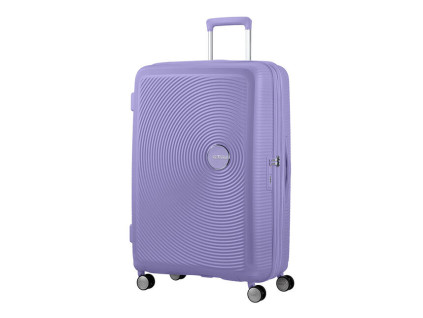 3742 american tourister soundbox 77cm fialova spinner rozsiritelny