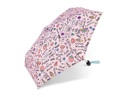 22231 benetton destnik skladaci ruzovy ultra mini 17cm 87cm