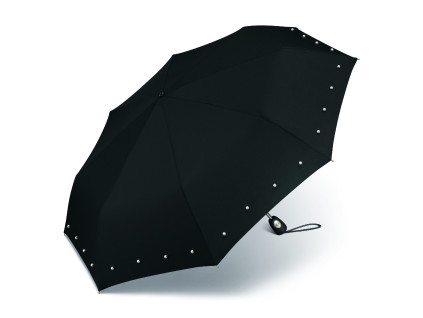 21952 pierre cardin destnik skladaci automaticky cerny dots 27 5cm 98cm