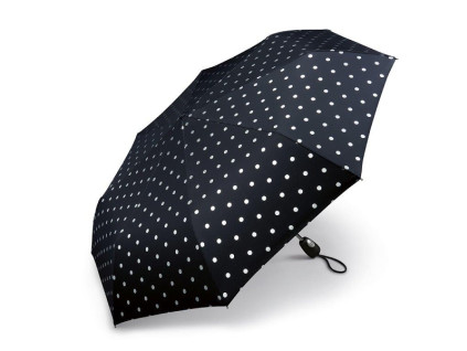 21925 pierre cardin destnik skladaci easymatic cerny metallic dots 28cm 98cm