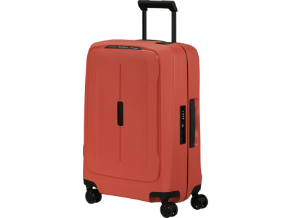 22081 1 samsonite essens 55 cm kufr spinner cerveny clay red 39l