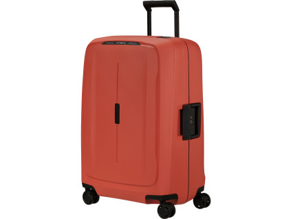 22084 1 samsonite essens 69 cm kufr spinner cervena clay 88l