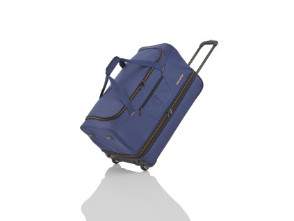 5365 travelite basics wheeled duffle l navy orange
