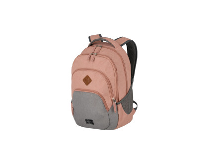 5044 travelite basics backpack melange rose grey