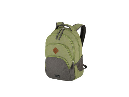 4993 travelite basics backpack melange green grey