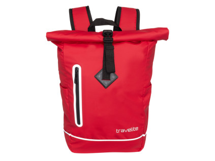 Travelite Basics Ruksak Roll-up Plane Červený 19L