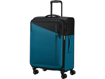 American Tourister Daring Dash Spinner Expandable TSA M  Černá/modrá