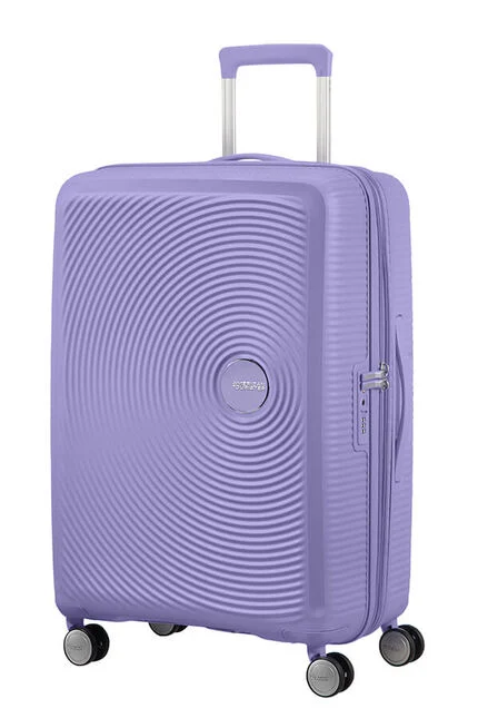 American Tourister Soundbox 67cm fialová Spinner rozšíriteľný 72L