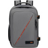 17616 5 american tourister take2cabin batoh s 40cm sedy dark grey 24l