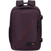 17619 4 american tourister take2cabin batoh s 40cm fialovy dark plum 24l