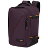 17619 american tourister take2cabin batoh s 40cm fialovy dark plum 24l