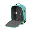 19009 4 american tourister take2cabin batoh s 40cm modry dusty turquoise lime 24l