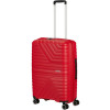 19903 2 american tourister flytwist 67cm spinner cerveny true red rozsiritelny