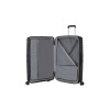 19906 8 american tourister flytwist 78cm spinner cerny shadow black rozsiritelny