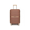 19480 4 british traveller k2392l kufr spinner 76cm hnedy polypropylen