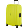 19195 1 samsonite essens 81cm kufr spinner zluty lime 140l