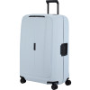 19198 3 samsonite essens 81cm kufr spinner svetle modra glacier 140l