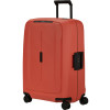 22084 1 samsonite essens 69 cm kufr spinner cervena clay 88l