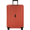 22087 2 samsonite essens 75 cm kufr spinner cervena clay 111l