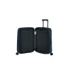 22681 9 samsonite essens zip 55 cm kufr spinner pulnocni modra midnight blue 55l rozsiritelny