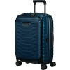 22093 samsonite proxis easy access spinner 55cm 42 48l modra petrol blue rozsiritelny
