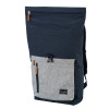 4996 3 travelite basics roll up backpack navy grey