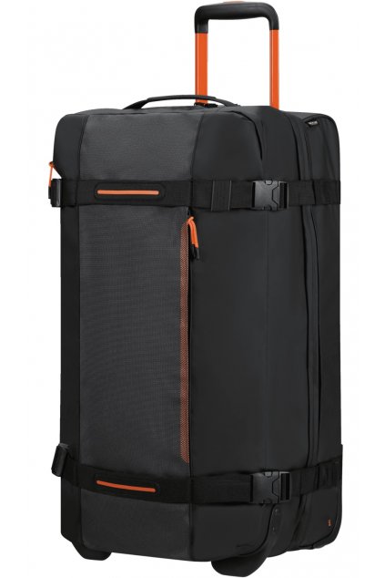 kufrland americantourister urbantrack duffle m black orange (4)