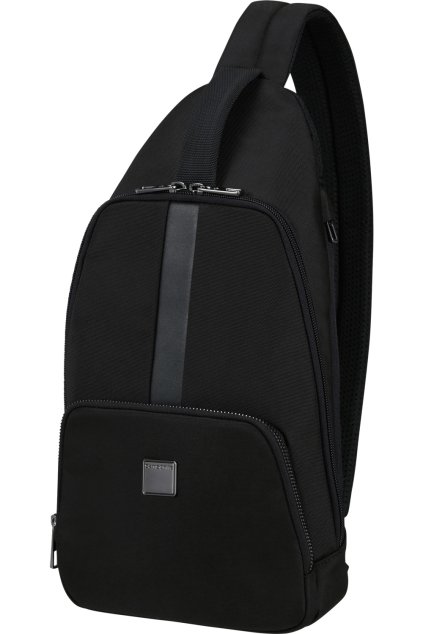 kufrland samsonite sacksquare slingbag m black (1)