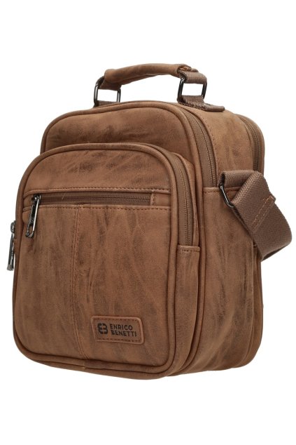 kufrland enricobenetti reporterbag camel 66619 (3)