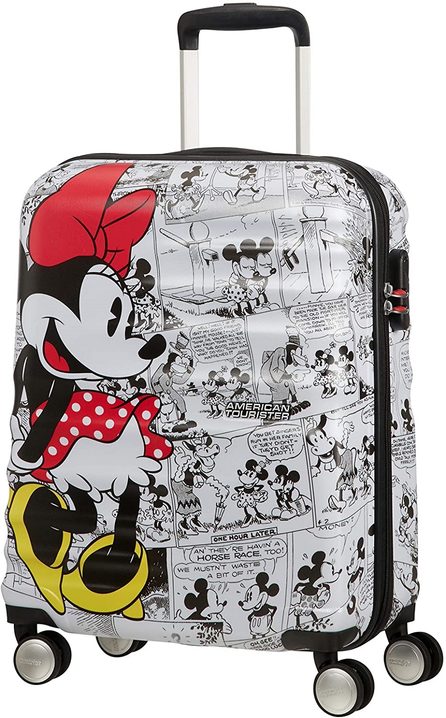 AMERICAN TOURISTER Příruční kufr Wavebreaker Disney Minnie Comics White