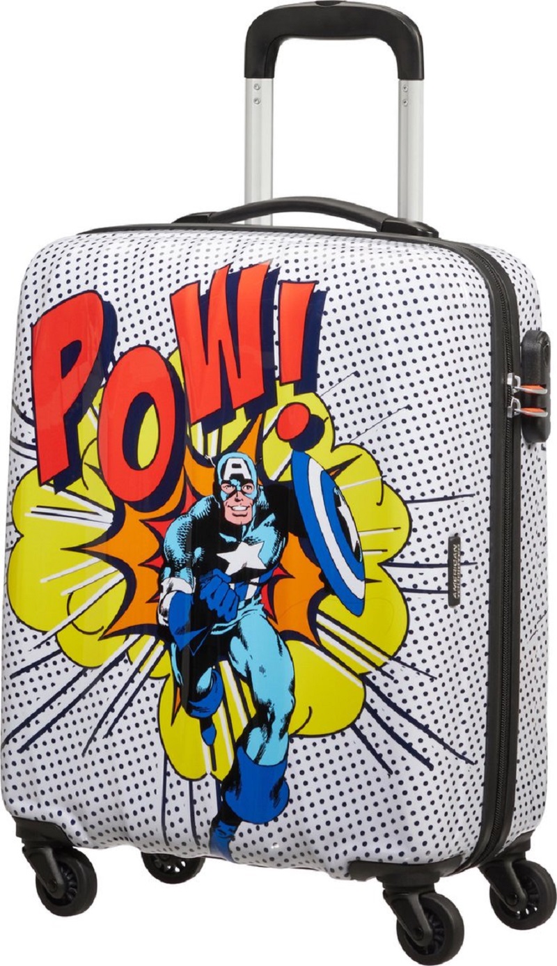 AMERICAN TOURISTER Příruční kufr Marvel Legends Captain America Pop Art