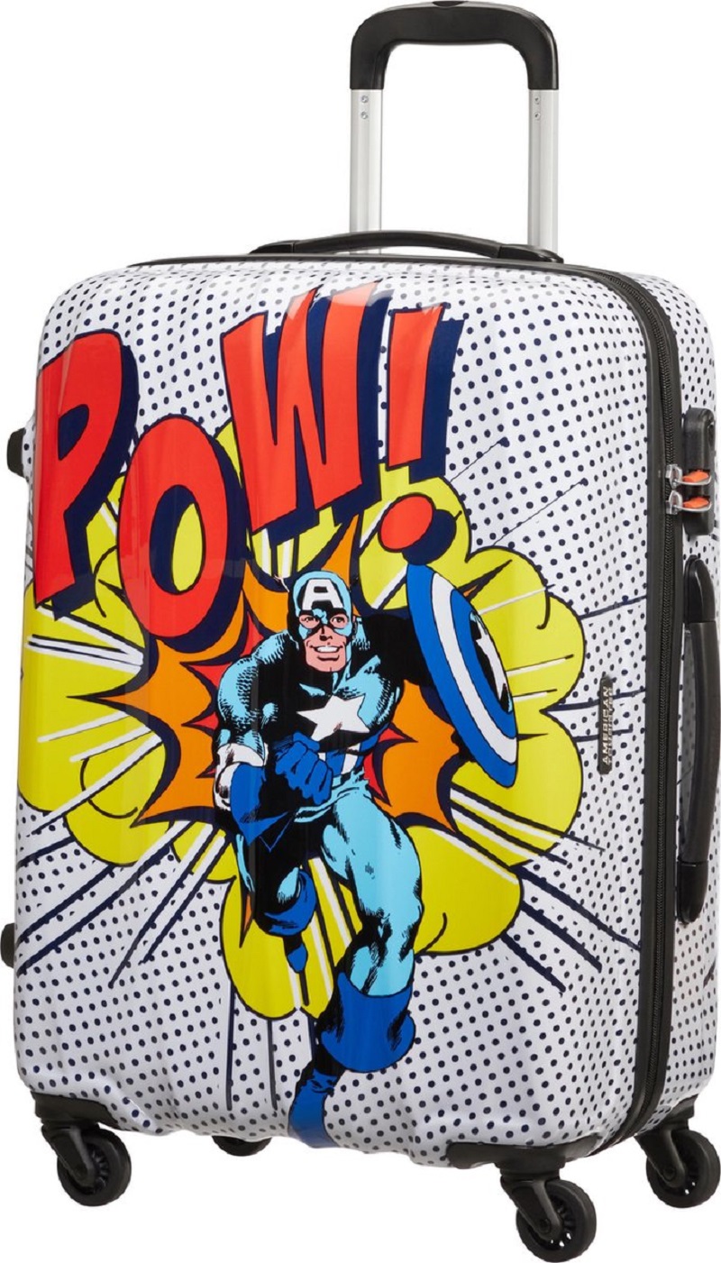 AMERICAN TOURISTER Střední kufr Marvel Legends Captain America Pop Art